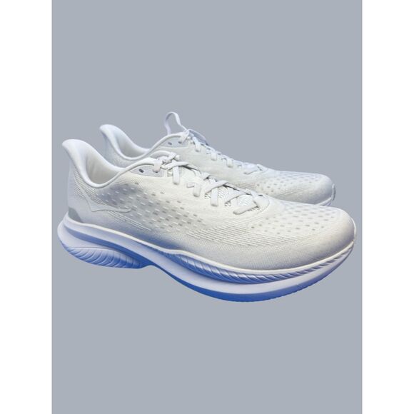 HOKA Mach 6 LA Men’s 13 D White White Running Shoes 1164032 WWH New Box
